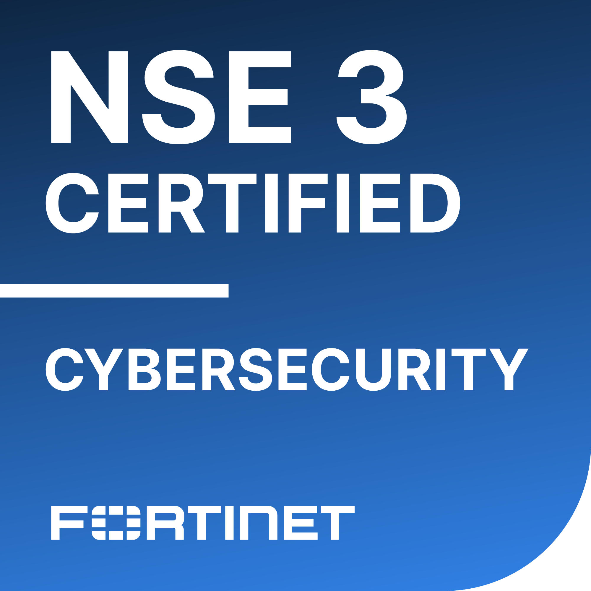 Fortinet NSE 3 Cybersecurity